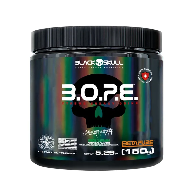 B.o.p.e. Pré-Treino Black Skull 150g